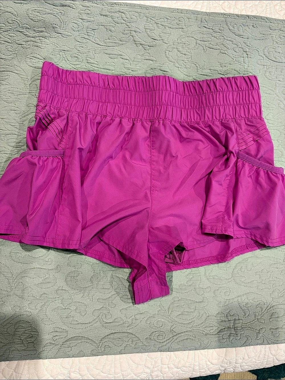 Free people movement Pink Athletic Shorts medium magenta